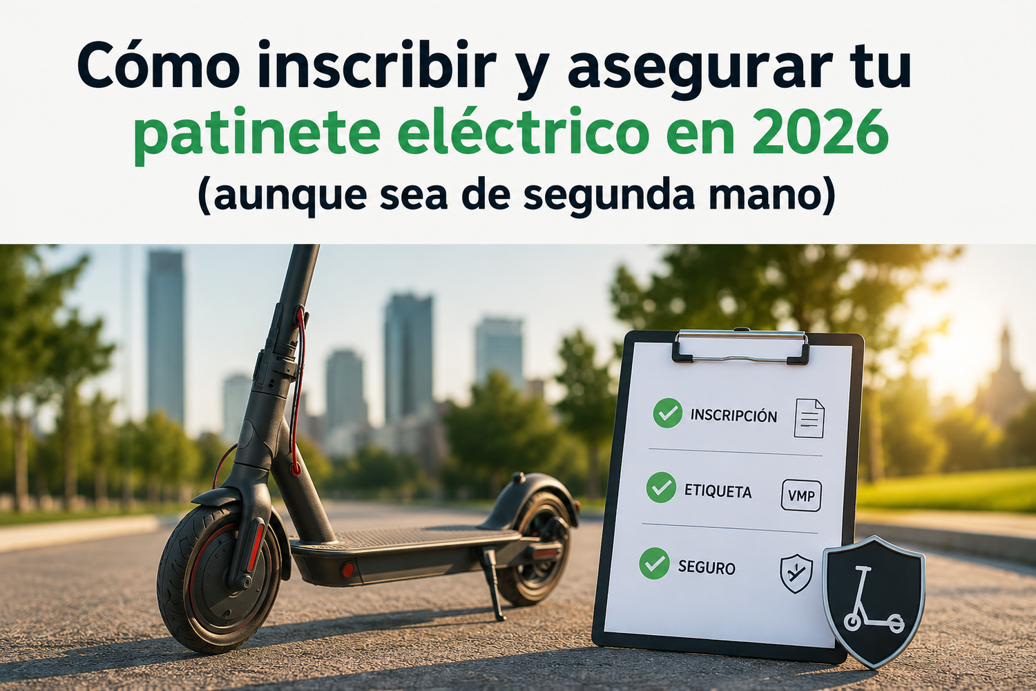 matricular patinete eléctrico
