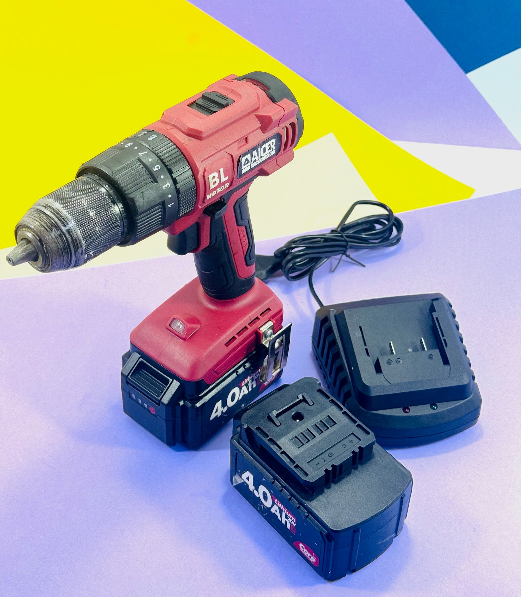 Taladro de Impacto AICER Core 20V con 2 Baterías