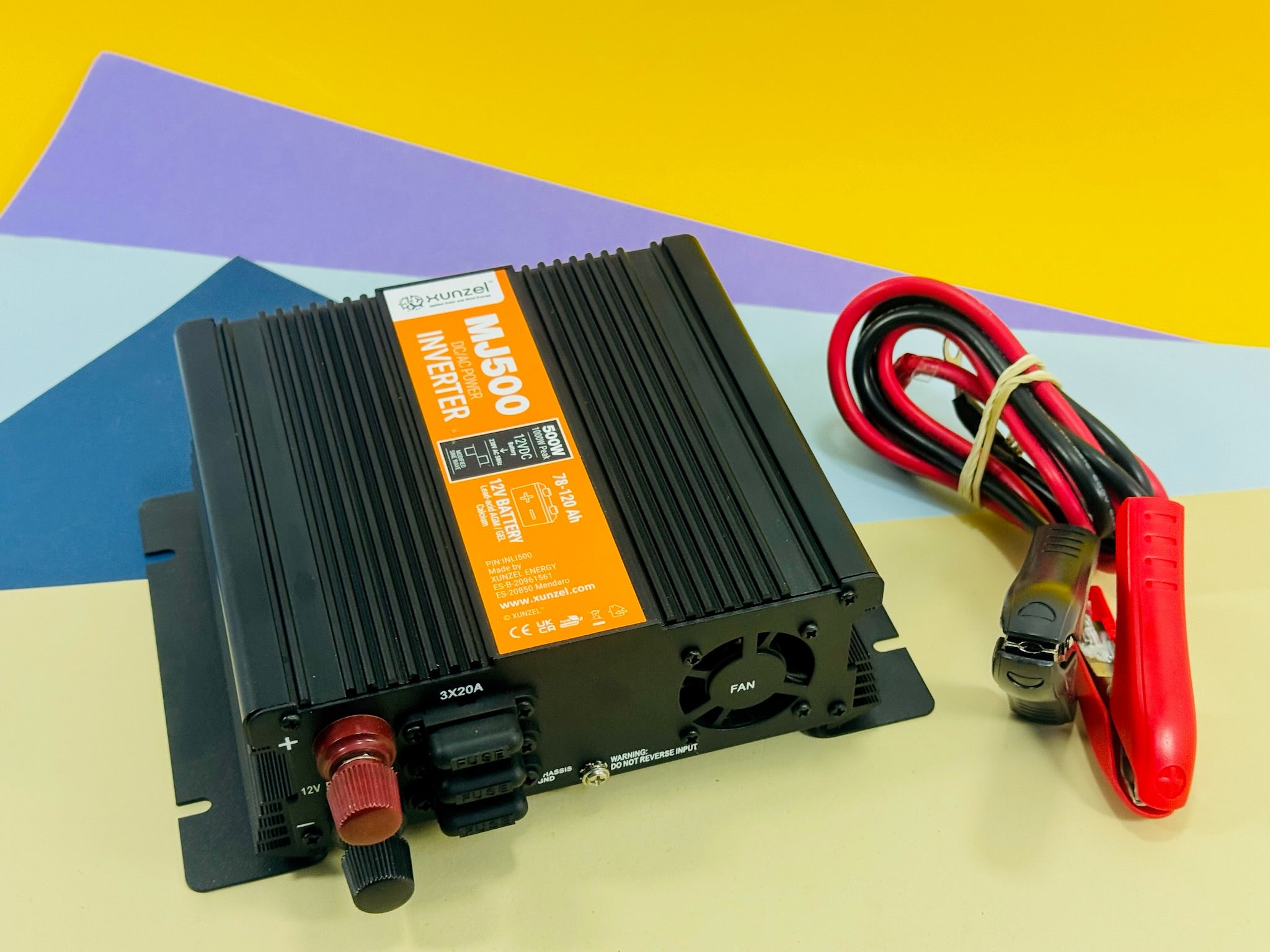Inversor de Corriente MJ-XUNZEL 500W 12V
