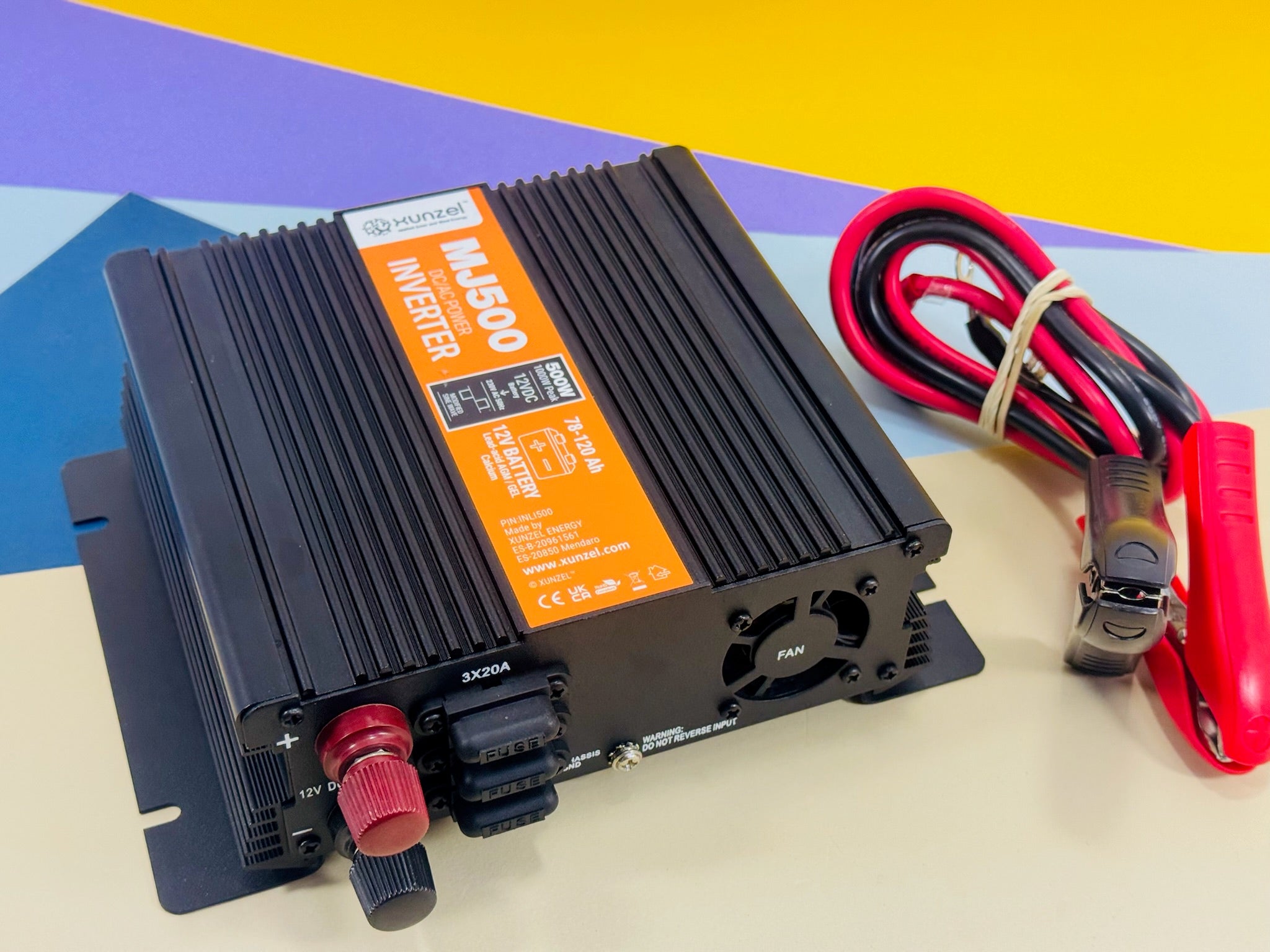 Inversor de Corriente MJ-XUNZEL 500W 12V