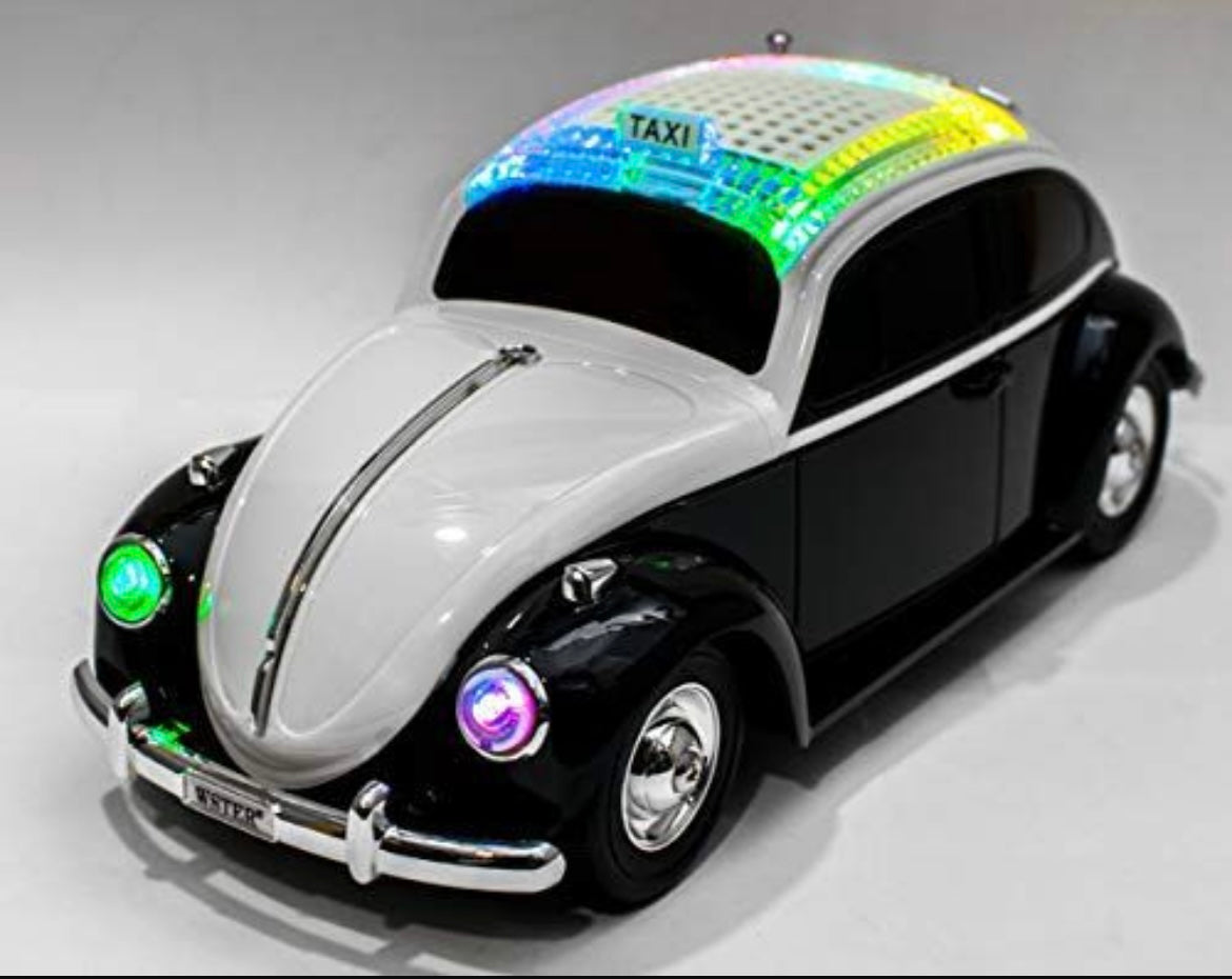 Retro Car Shaped Mini Speaker – Classic Taxi