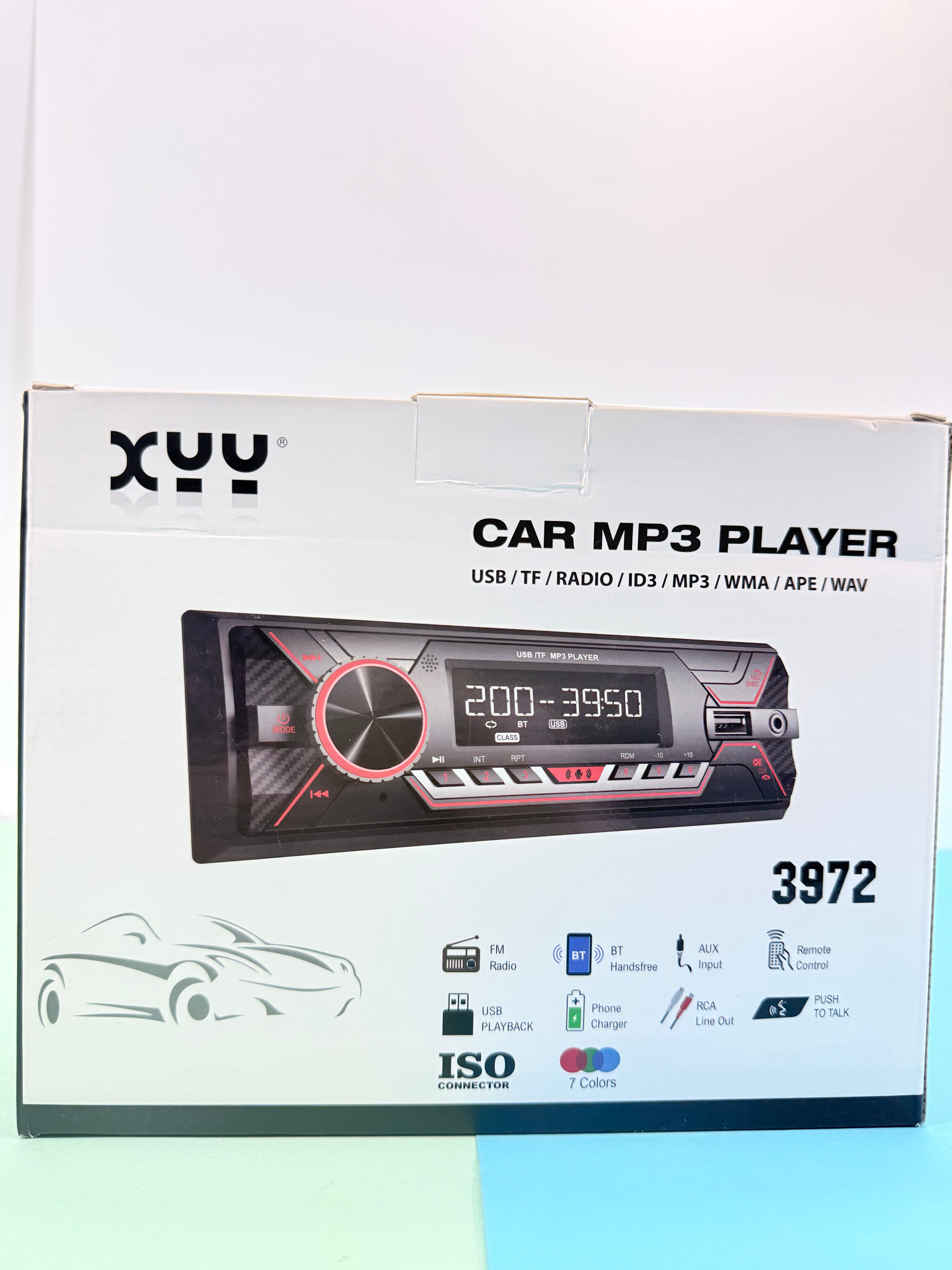 Radio de Coche XUU con Bluetooth – USB – FM